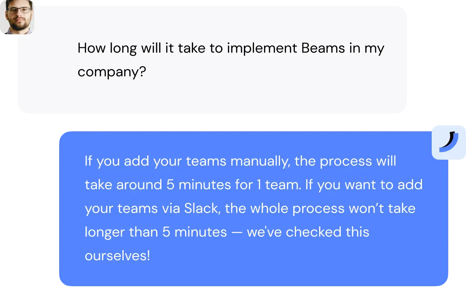 feature illustration with chat bubbles